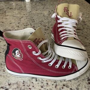 FSU High-Top Sneakers - Red and White